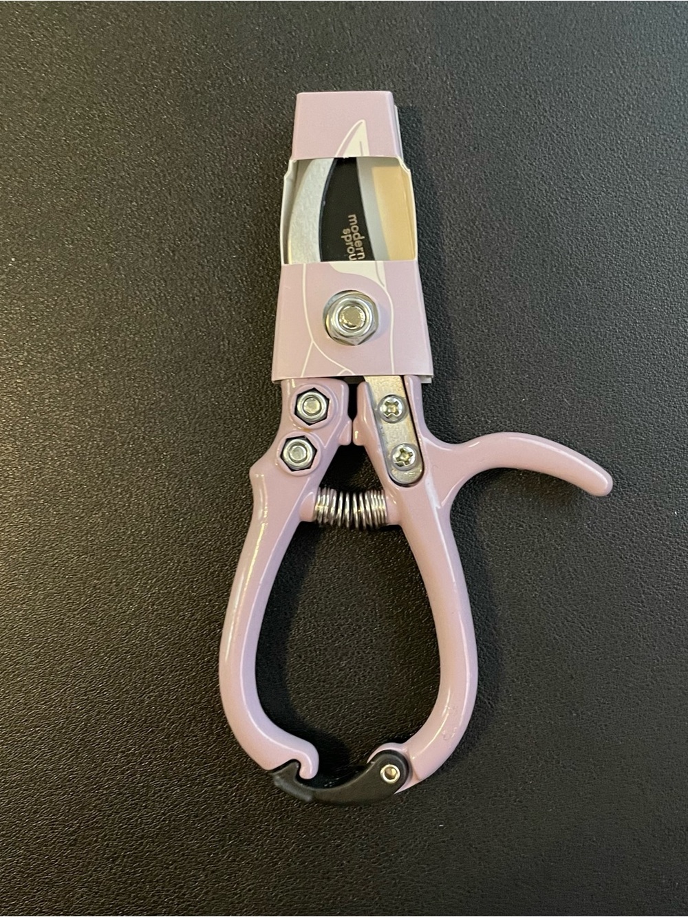 NWT Modern Sprout Lavender Carbon Steel Bypass Plant Pruners
